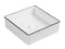 Aulic Macleod Basin 360mm x 360mm, White Gloss with Black Edge