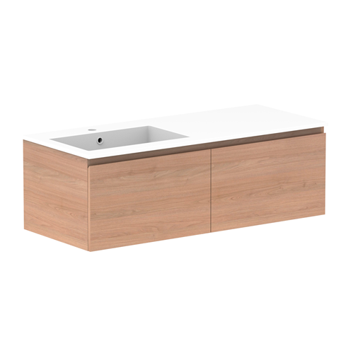 Glacier Lite All-Drawer Slim 1200mm, CastMarble Top, Bowl Options