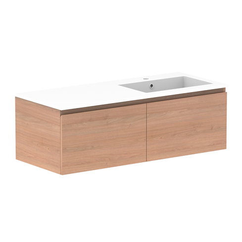 Glacier Lite All-Drawer Slim 1200mm, CastMarble Top, Bowl Options