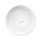 Arko 400mm Above Counter Slimline Round Basin, White Gloss