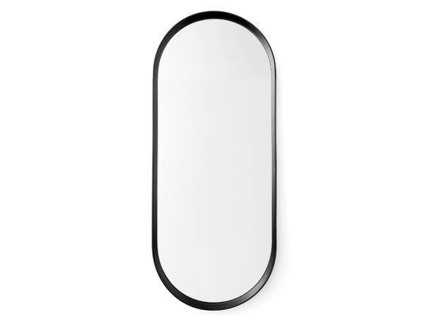 Innova Oval Mirror 100cm x 50cm - Matte Black