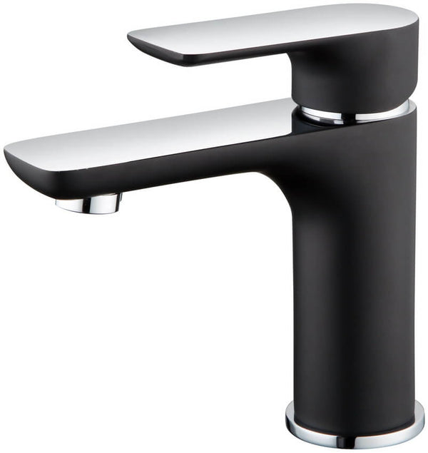 Ascent Basin Mixer, Matte Black/Chrome