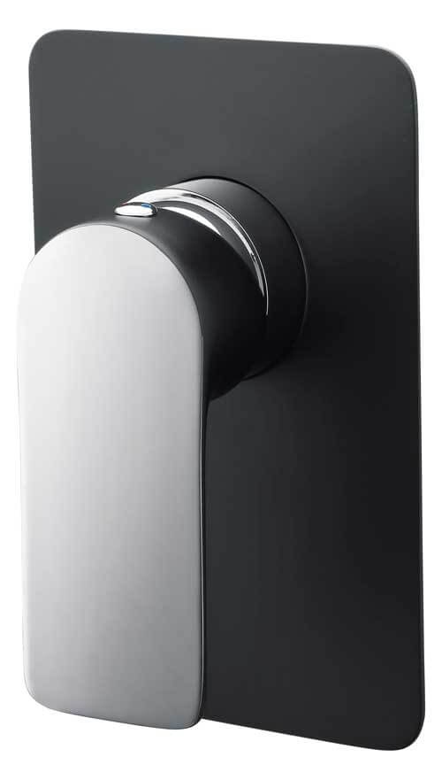 Ascent Shower/Bath Mixer, Matte Black/Chrome