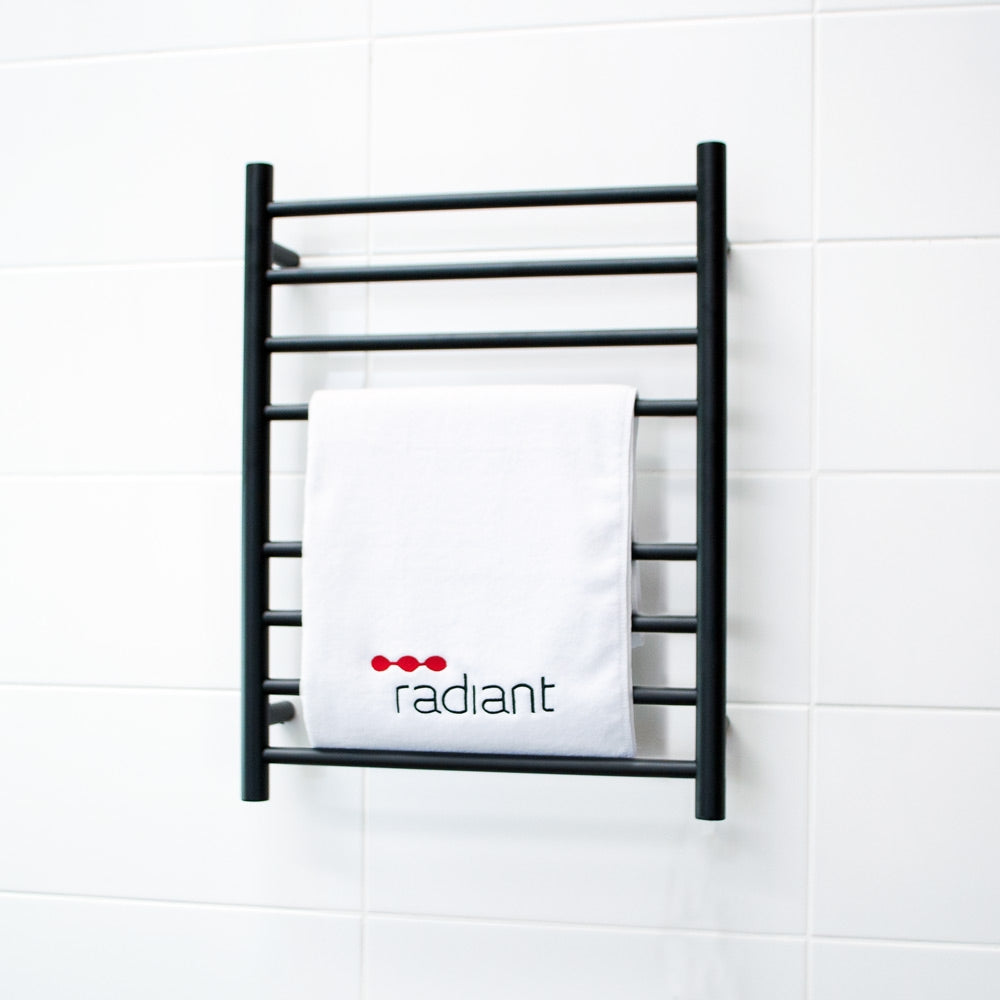 Radiant BRTR530 Round Heated Ladder 530 x 700, Matte Black