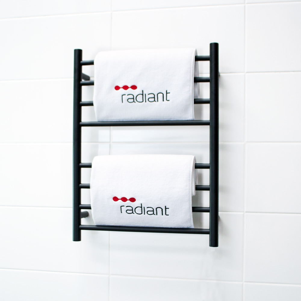 Radiant BRTR530 Round Heated Ladder 530 x 700, Matte Black