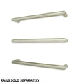 Radiant BRU-SBRTR-650mm Single Round Heated Bar Brushed