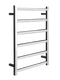 Thermorail 240V Square Polished 500x800 Heated Ladder Towel Rail, BS28M