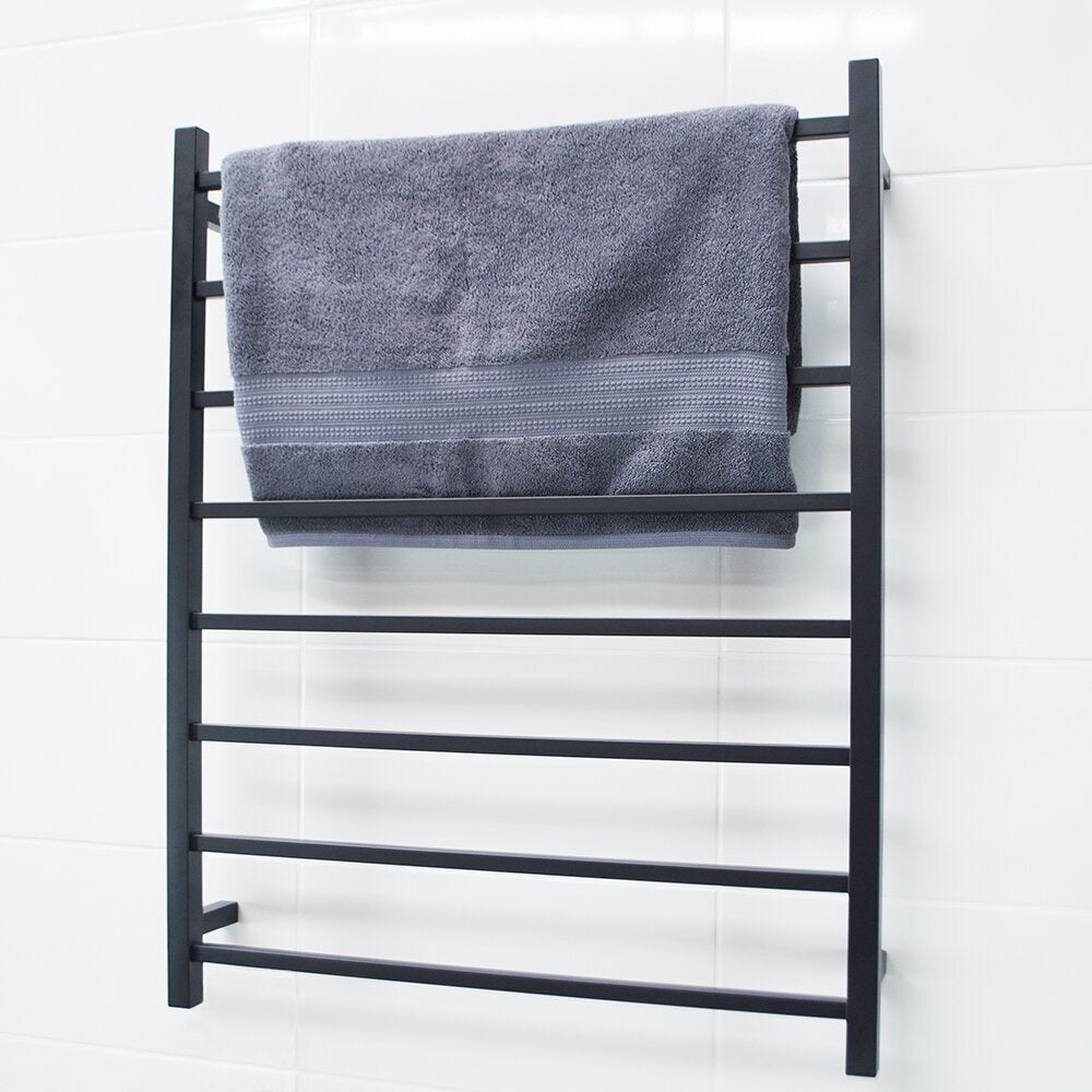 Radiant BSTR05 Square Heated Ladder 800 x 1000, Matte Black