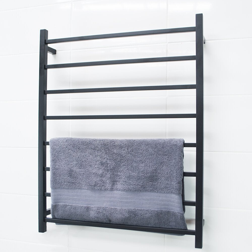 Radiant BSTR05 Square Heated Ladder 800 x 1000, Matte Black