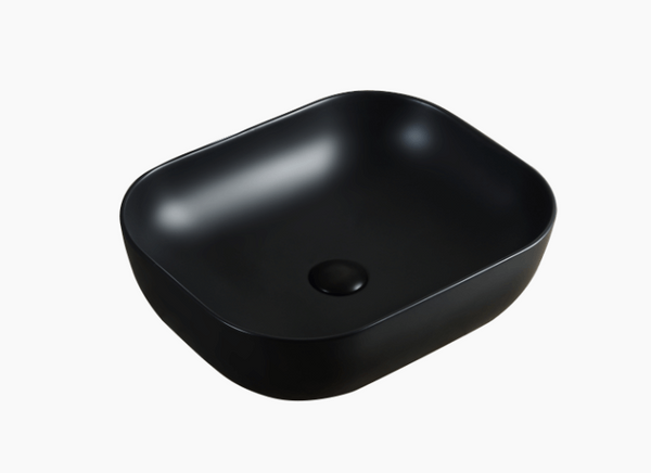 Bella Vista Lina Above Counter Basin - Matte Black