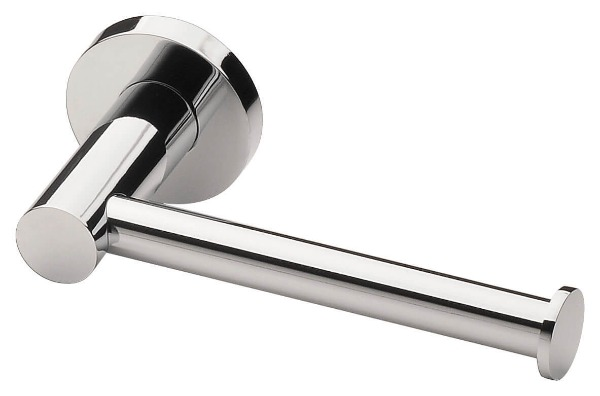 Radii Toilet Roll Holder Round Plate - Chrome