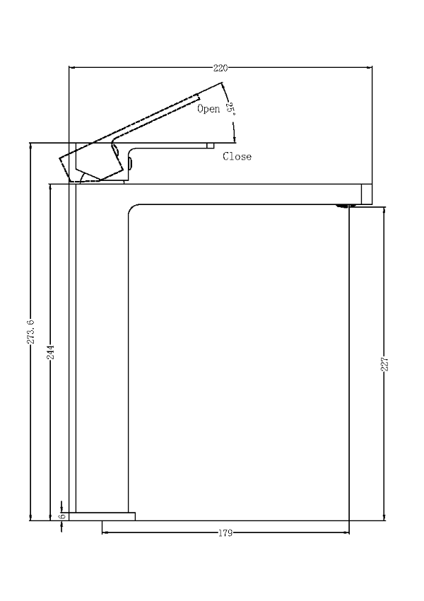 Celia Tall Basin Mixer