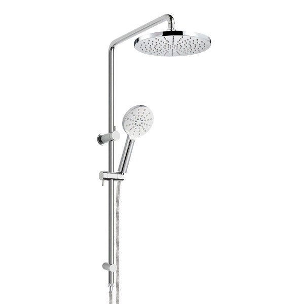 Bakara Round Full Combo Shower Set, Chrome