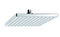 Bakara Large 260mm x 188mm Rectangular Shower Head, Chrome