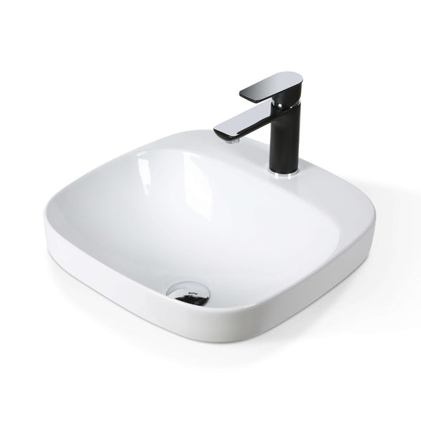 Tuscany Semi Inset Basin 1th - White