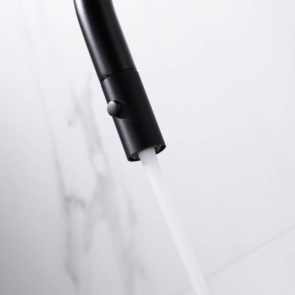 Dolce Pull Out Kitchen Mixer - Matte Black