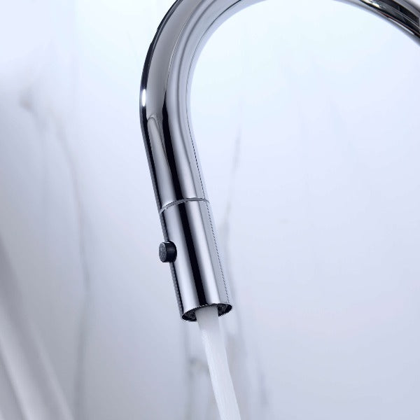 Dolce Pull Out Kitchen Mixer - Chrome