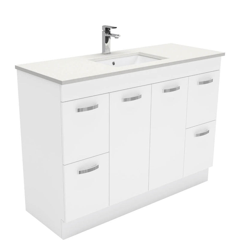 Dianne 1200mm Floor Standing Vanity Unit with Stone Top & Undermount Basin