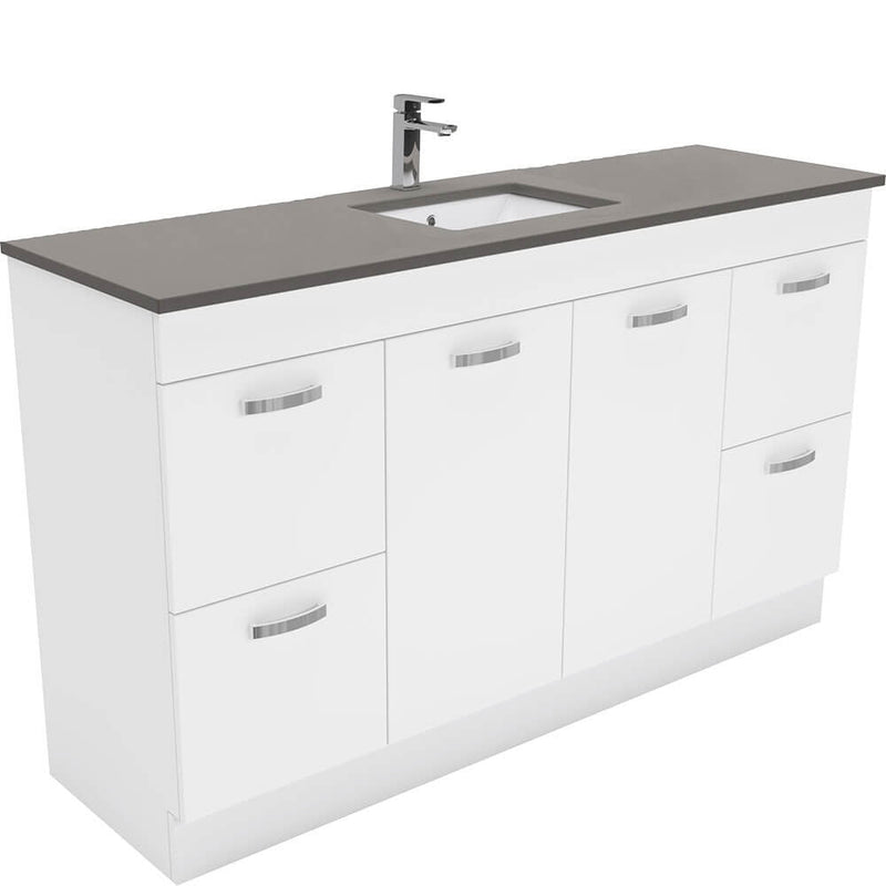 Dianne 1500mm Floor Standing Vanity Unit with Stone Top & Undermount Basin