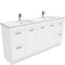 Dianne 1800mm Floor Standing Vanity Unit with Stone Top & Undermount Basin - Double Bowl