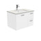 Dianne 750mm Wall Hung Vanity Unit with Stone Top & Undermount Basin