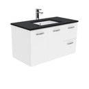 Dianne 900mm Wall Hung Vanity Unit with Stone Top & Undermount Basin