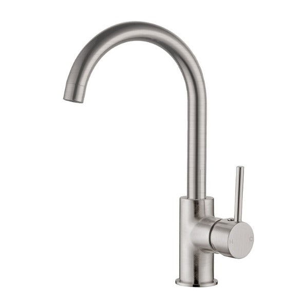 Dolce Gooseneck Kitchen Mixer - Brushed Nickel