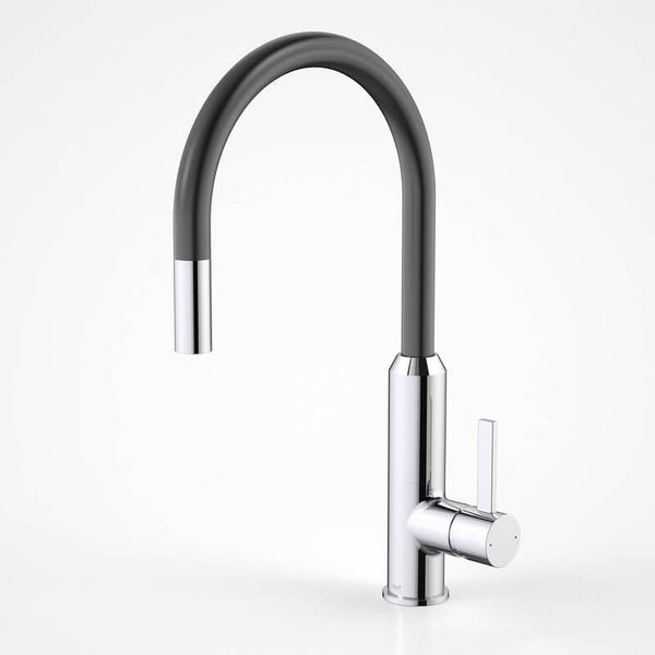 Dorf Vixen Retractable Sink Mixer - Black