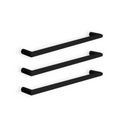 Thermorail 12V Single Bar Round Heated Towel Rail - Matte Black, DSR6B