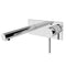 Dolce Wall Basin Mixer Straight Spout Chrome