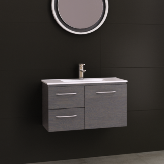 Timberline Florida Ensuite 800mm Wall Hung Vanity