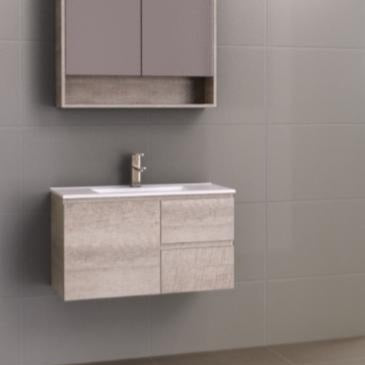 Timberline Florida Ensuite 800mm Wall Hung Vanity