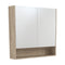 Fienza 900mm Mirror Cabinet with Undershelf - Scandi Oak