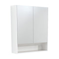 Fienza 750mm Mirror Cabinet with Undershelf - Gloss White