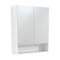 Fienza 750mm Mirror Cabinet with Undershelf - Gloss White