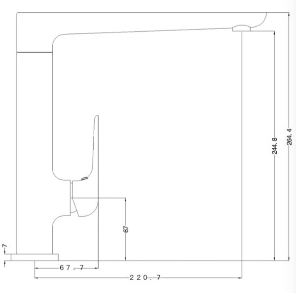 Fresh Kitchen Mixer - Brushed Nickel