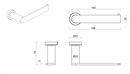 Gareth Ashton Premium Toilet Roll Holder - Chrome