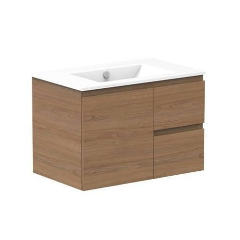 Glacier Lite Ceramic Twin Vanity 750mm, Bowl Options