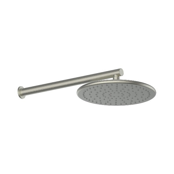 Greens Rocco Overhead Wall Shower - Brushed Nickel