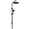Greens Glint AirFlo Combination Twin Rail Shower - Matte Black