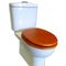 Haron Pine Veneer Timber Toilet Seat Slow Close Bottom Fix Hinges TS-8600CP