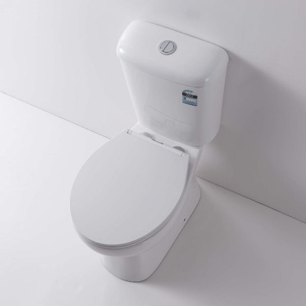 Hobson Rimless Close Coupled Toilet Suite - Nano Coated - S Trap