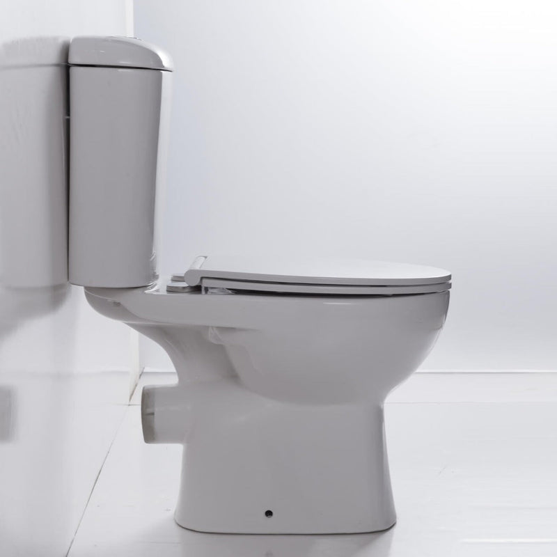 Hobson Rimless Close Coupled Toilet Suite - Nano Coated - P Trap