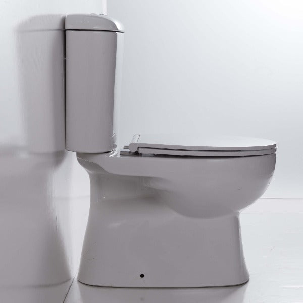 Hobson Rimless Close Coupled Toilet Suite - Nano Coated - S Trap