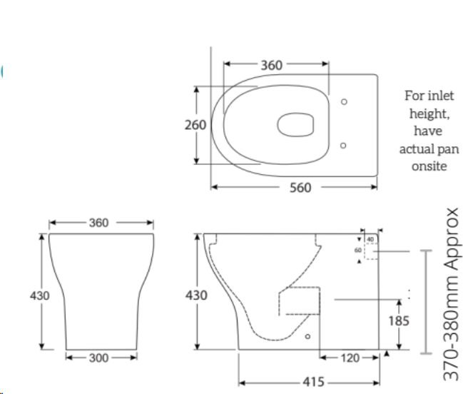 Geberit In Wall Package - Houston Raised Height Pan - Sigma 50 Glass Button