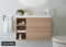 Petite Open Shelf Wall Hung Vanity 800mm