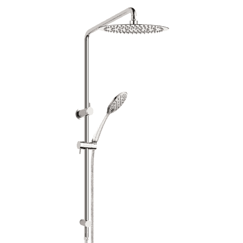 Collis Kelly Round 250mm Combination Shower Set, Chrome