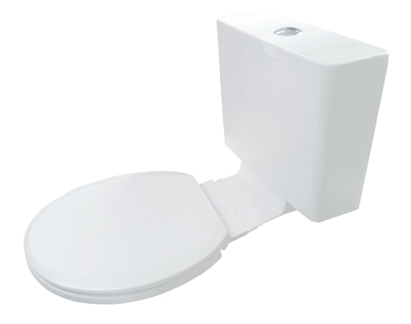 Kuga Plastic Cistern with Heavy Duty Soft Close Seat