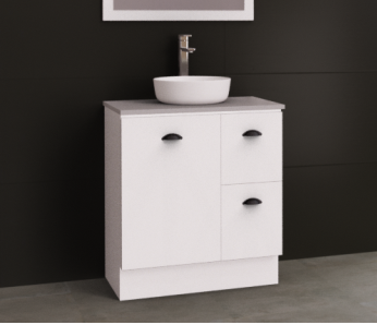 Manhattan 750mm Floor Standing Vanity Unit with Above or Under Counter Basin