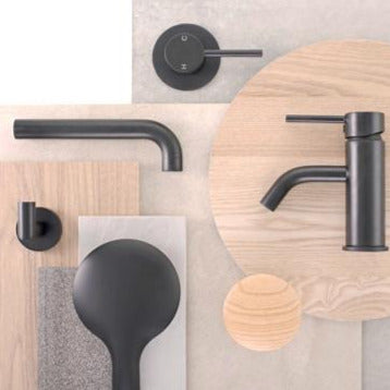 Dolce Basin/Bath Spout Matte Black
